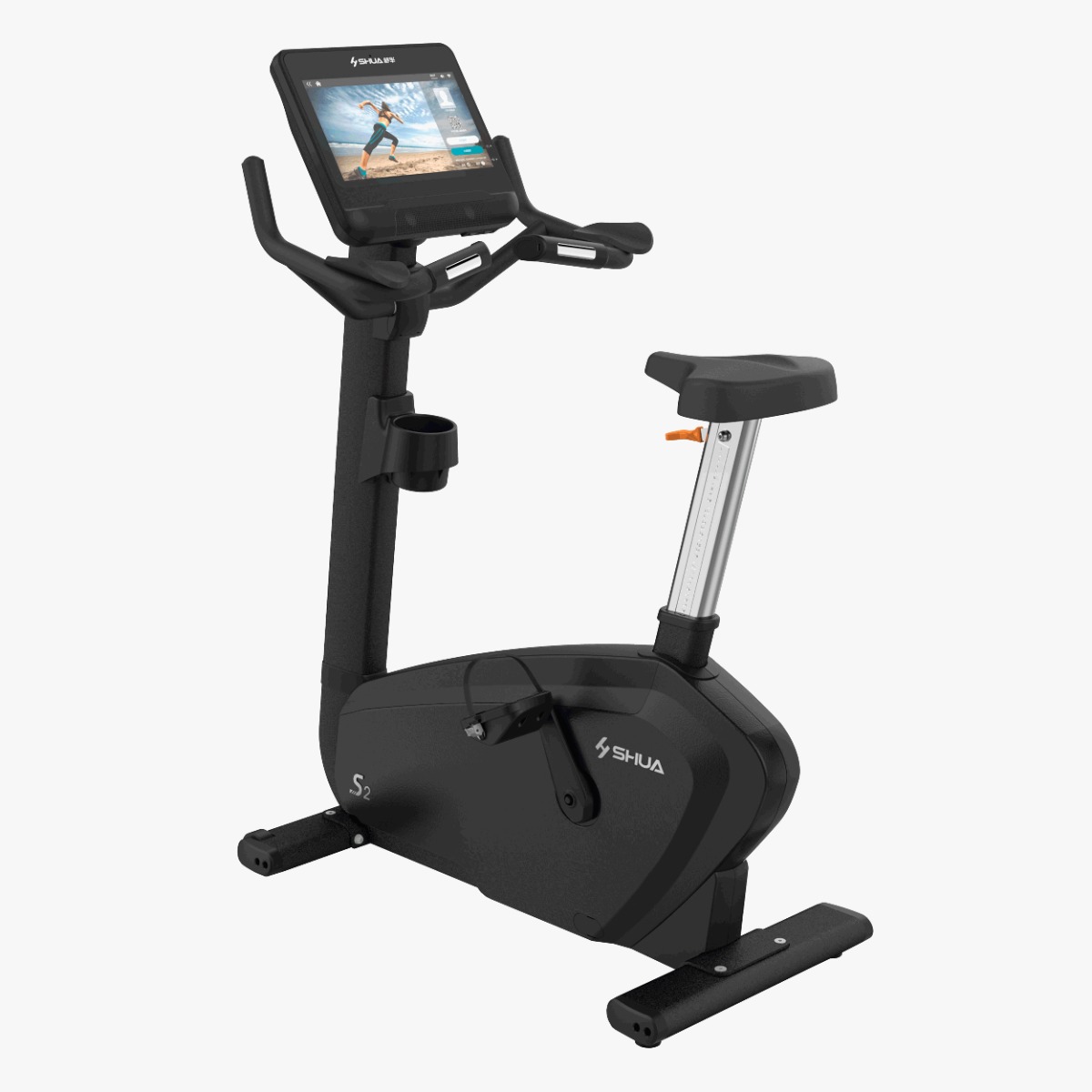 SH-B9100UT Велотренажер вертикальный (Android-дисплей) SHUA