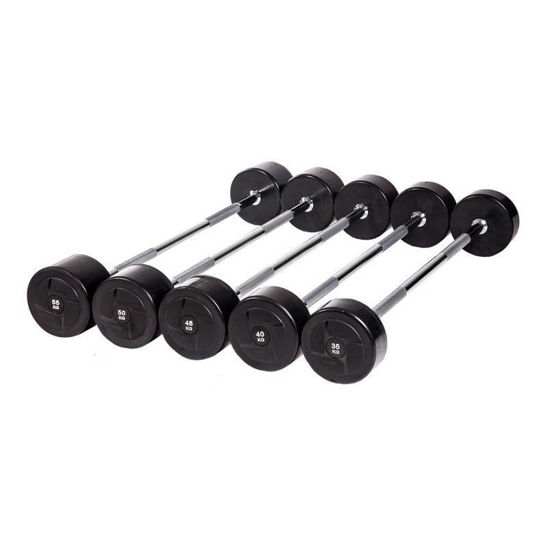 Набор прямых штанг POWER (шаг 5 кг, 5 шт) PROFI-FIT 35-55 кг РАСПРОДАЖА