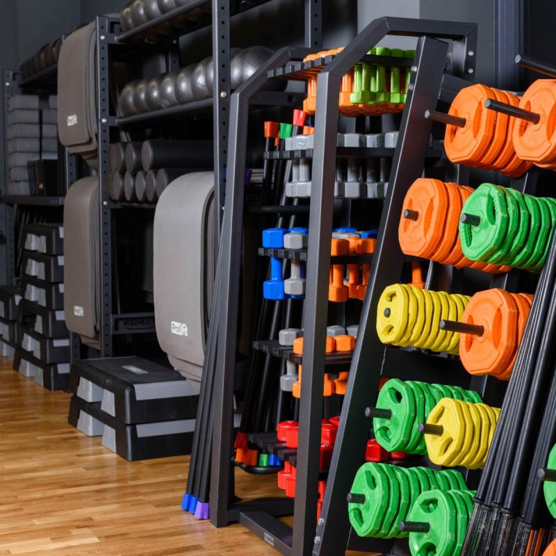 Гантель в виниловой оболочке, шестигранник PROFI-FIT 3 кг, серая