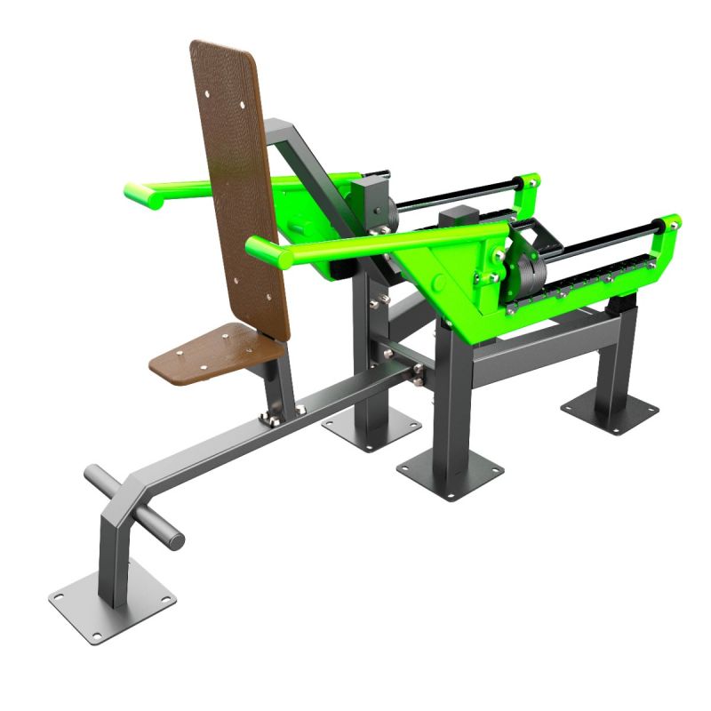 F-2806 Уличный тренажер Трицепс-машина (имитация отжиманий) с переменной нагрузкой ZAVODSPORTA
