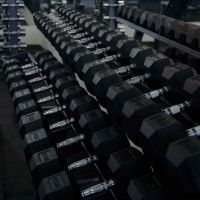 Гантель гексагональная обрезиненная PROFI-FIT 27,5 кг
