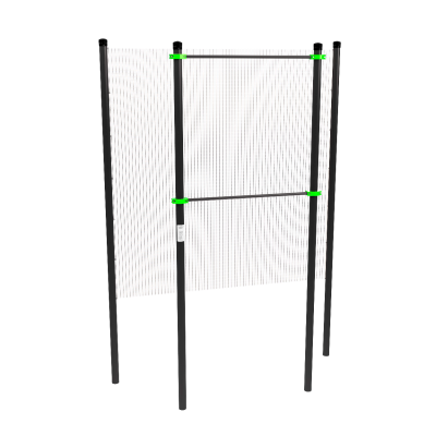 W253 GTO Мишень на стойках квадратная (подходит ОВЗ) ZAVODSPORTA