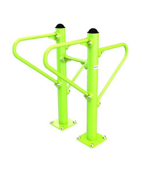 F-1704 Уличный тренажер Брусья двусторонние разноуровневые ZAVODSPORTA