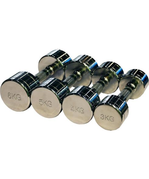 Гантель хромированная PROFI-FIT 4 кг РАСПРОДАЖА