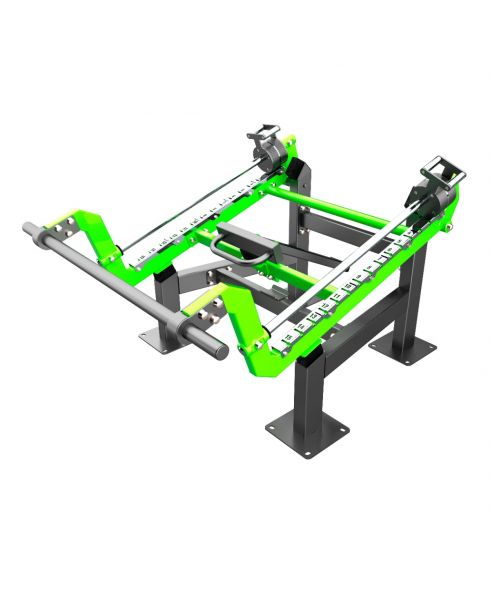 F-2804 Уличный тренажер Приседание с переменной нагрузкой ZAVODSPORTA