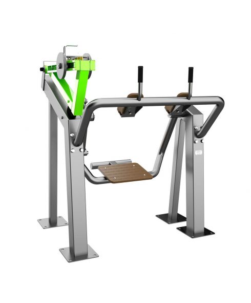 P-1814 Уличный тренажер Пресс-машина с переменной нагрузкой ZAVODSPORTA