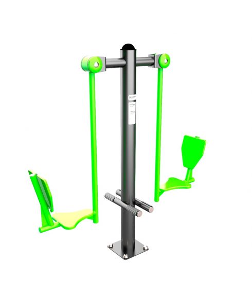 S-1023 Уличный тренажер Жим ногами (двусторонний) ZAVODSPORTA